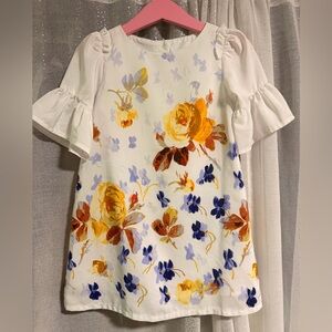 Janie and Jack Girls Flower Dress